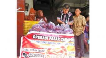 Bulog Gelontorkan 4 Ton Cabai Seharga Rp25.000/Kg