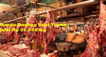 Harga Daging Sapi Turun Jadi Rp 85.000/Kg